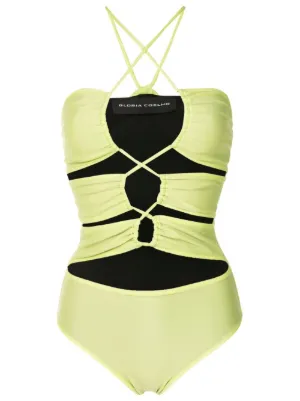 Front tie one hotsell piece bathing suit