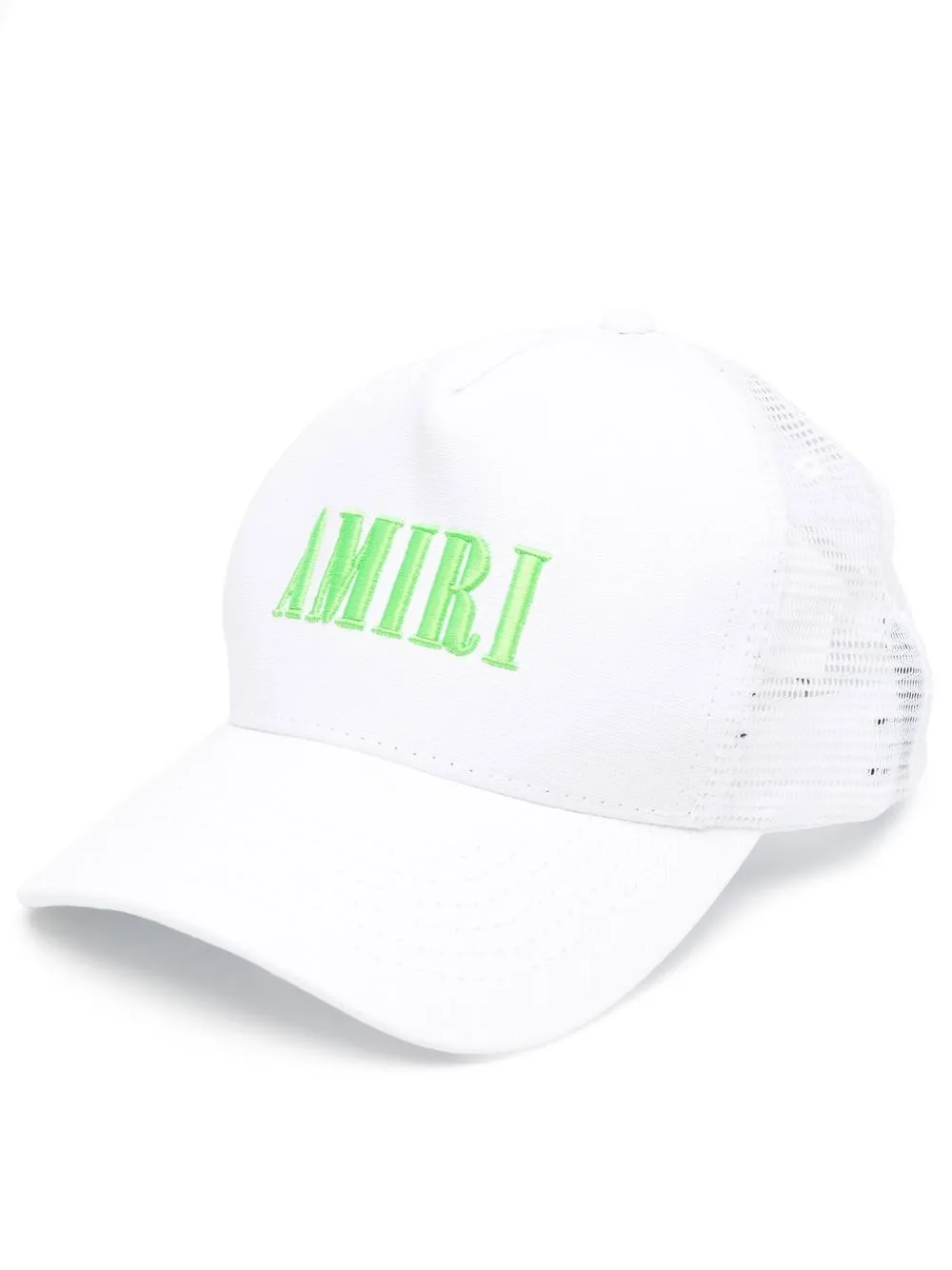 

AMIRI embroidered-logo trucker cap - White