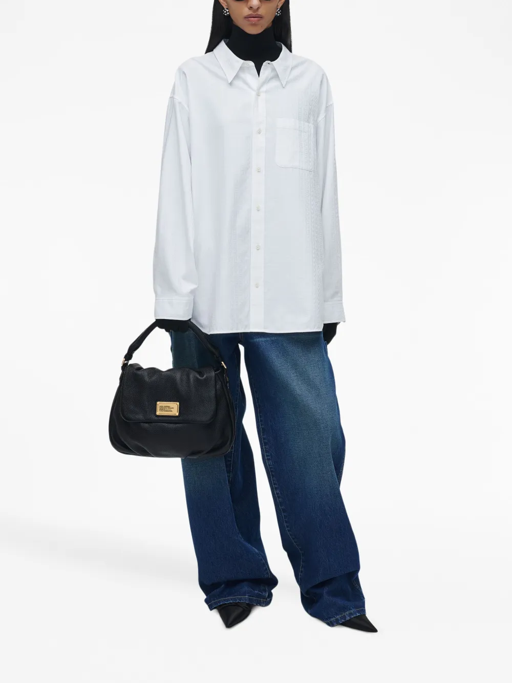 Marc Jacobs Re-Edition Lil Ukita leren shopper - Zwart