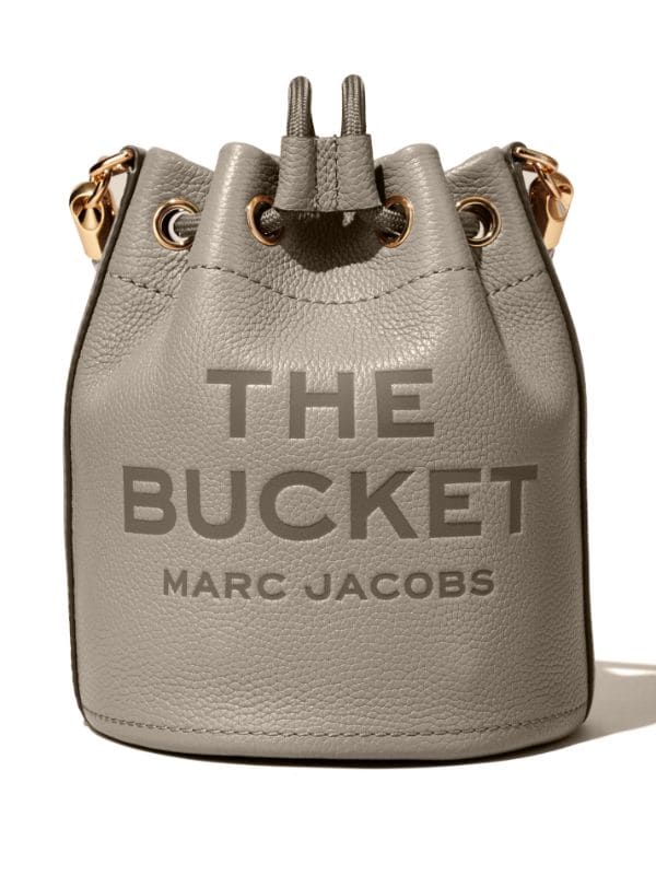 Marc Jacobs The Leather Bucket Bag in Brown.
