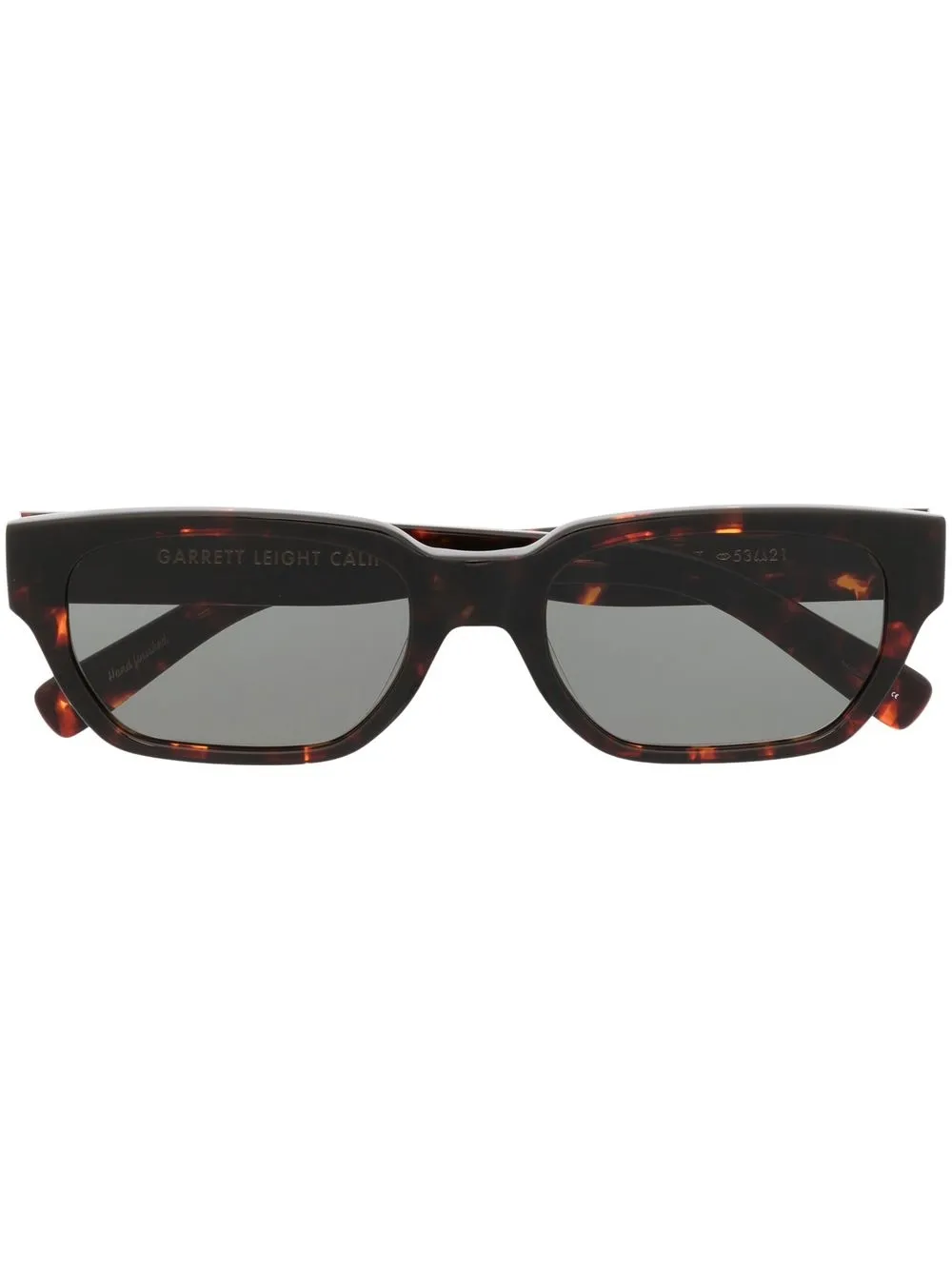 

Garrett Leight rectangle-frame sunglasses - Brown