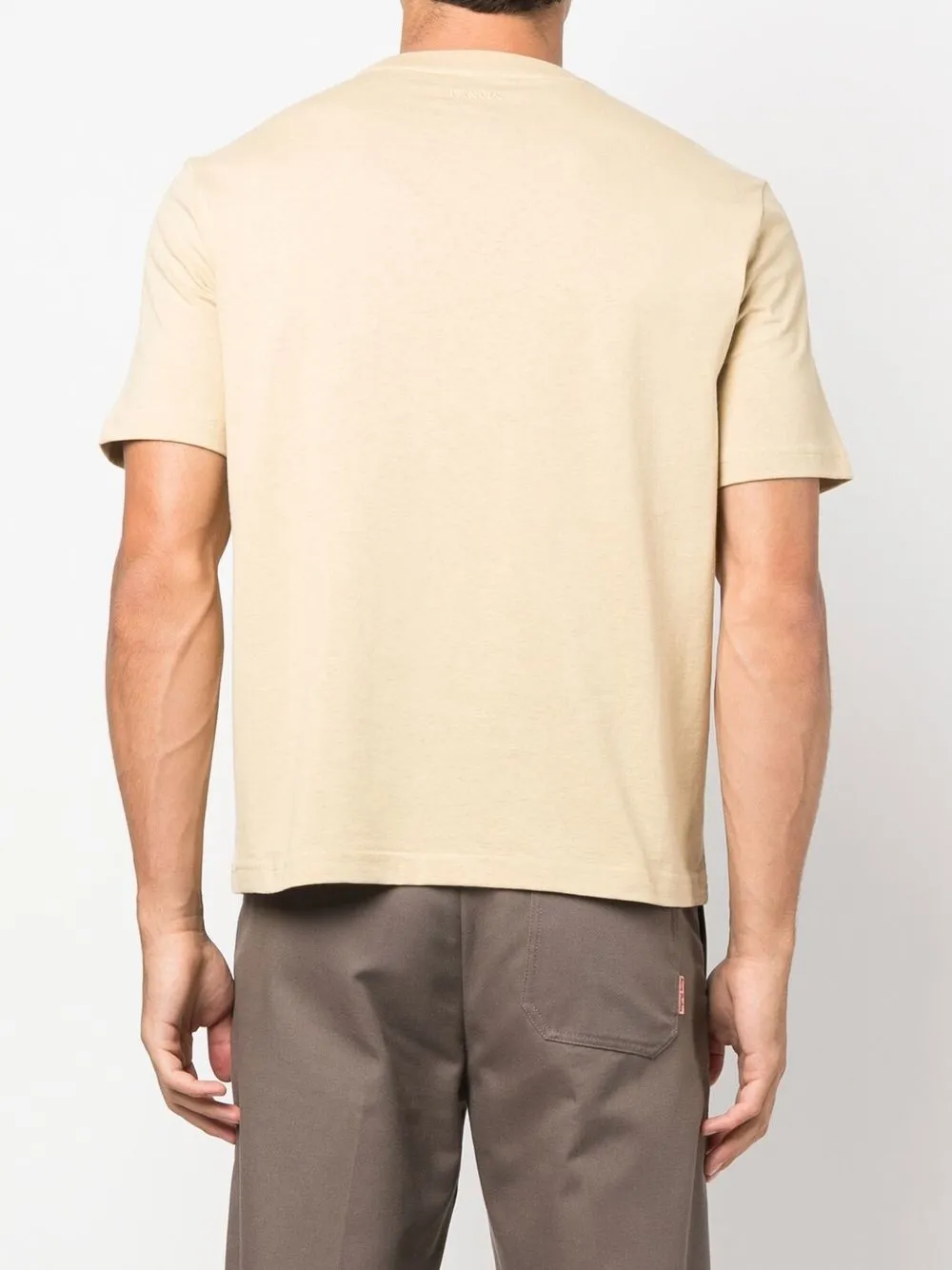 image 4 of lanvin logo刺绣短袖t恤