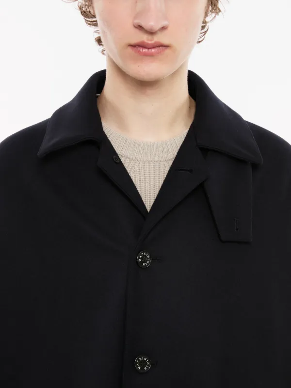 GTS HUMBIE DROP-SHOULDER SHORT COAT NAVY | GM-1128F/WO