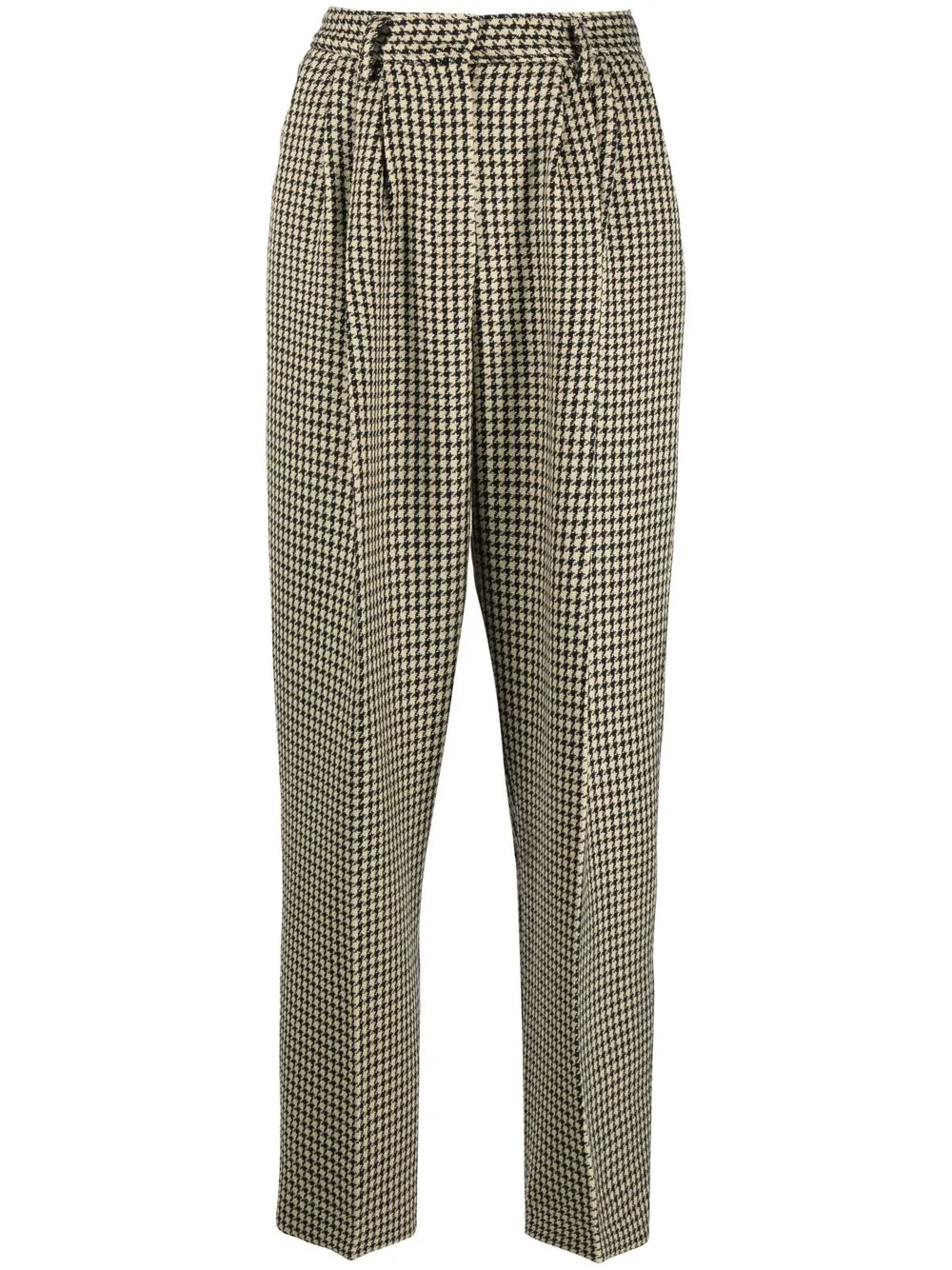 

Forte Forte houndstooth-pattern trousers - Neutrals