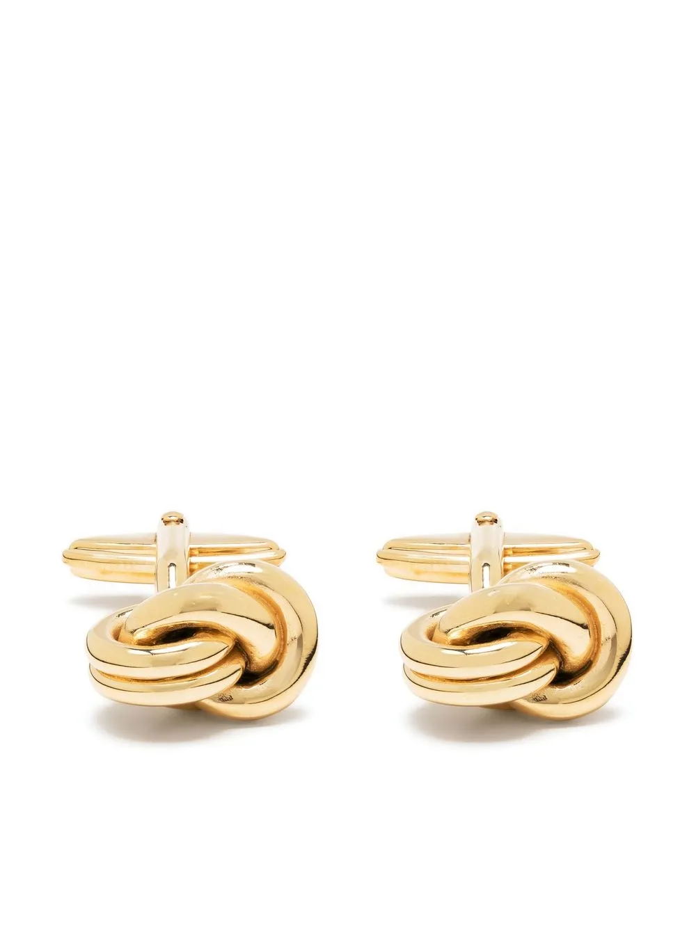 

Lanvin knot-detail design cufflinks - Gold