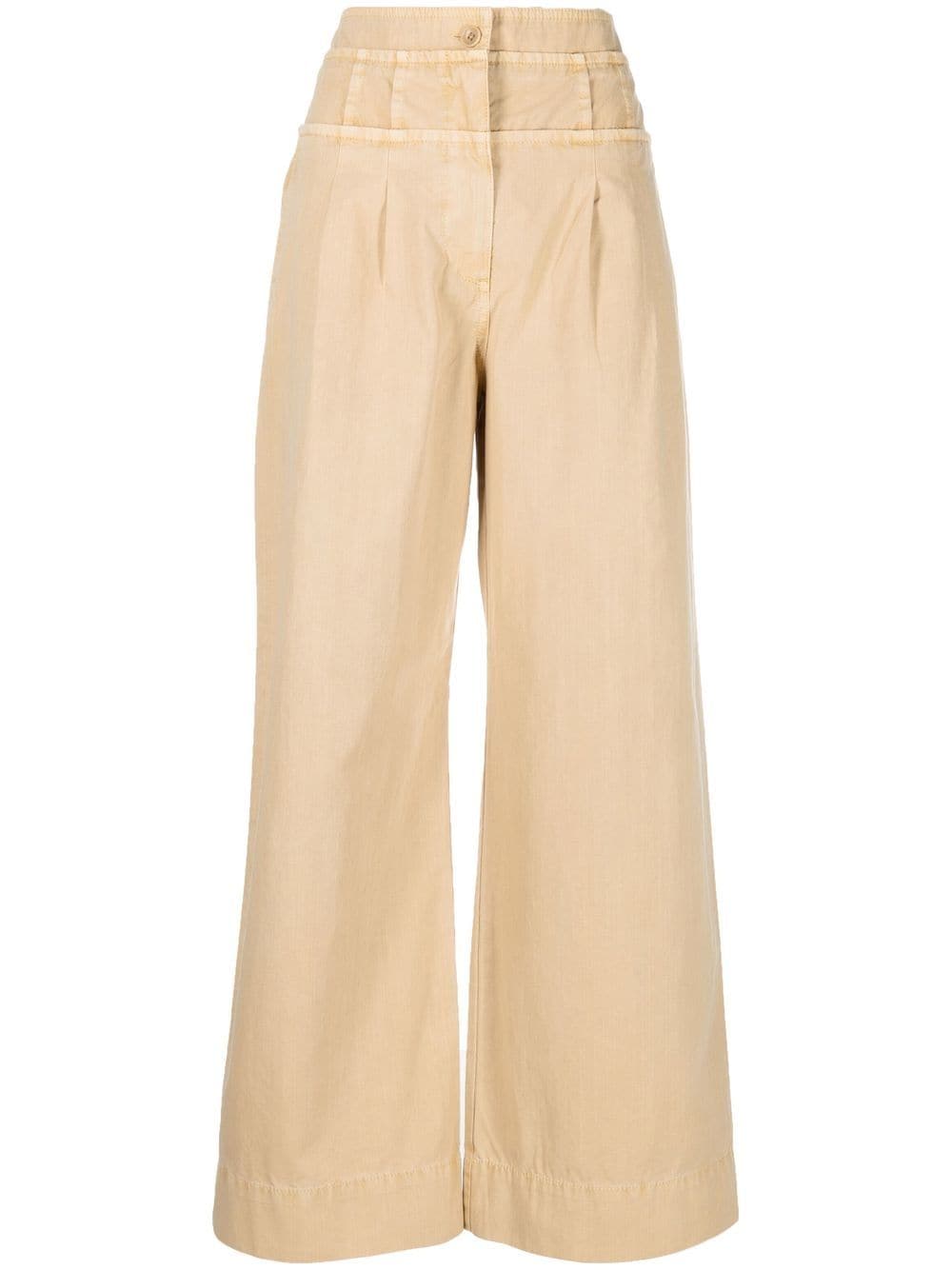 

Ulla Johnson high-waisted wide-leg pants - Neutrals