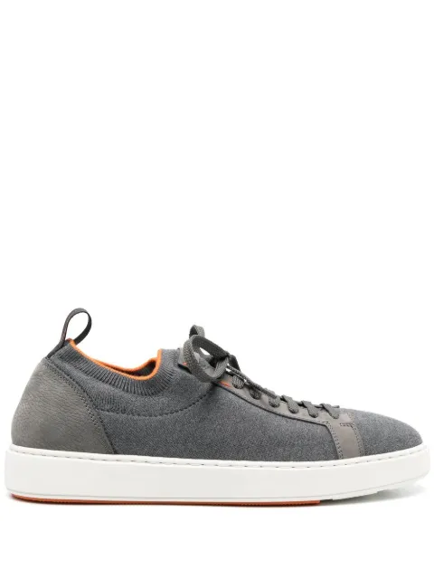 Santoni Sock-Sneakers mit Kontrastrand
