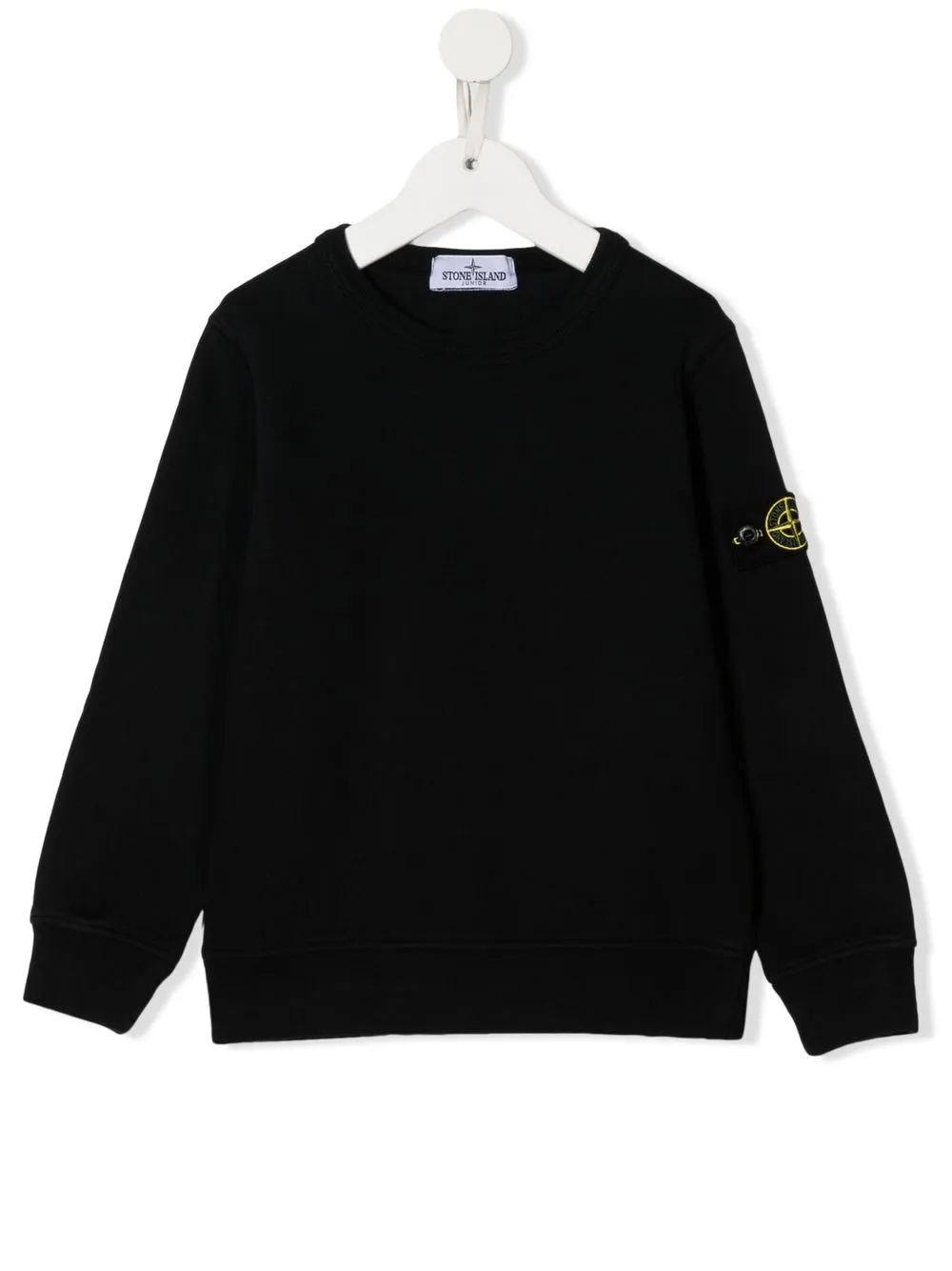 

Stone Island Junior sudadera con parche del logo - Azul