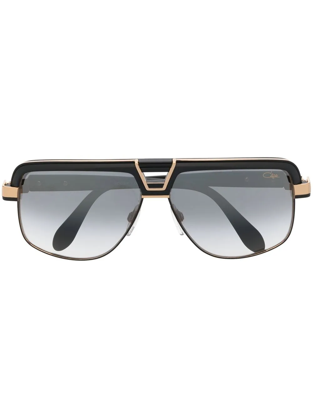

Cazal logo-plaque gradient-lens sunglasses - Black