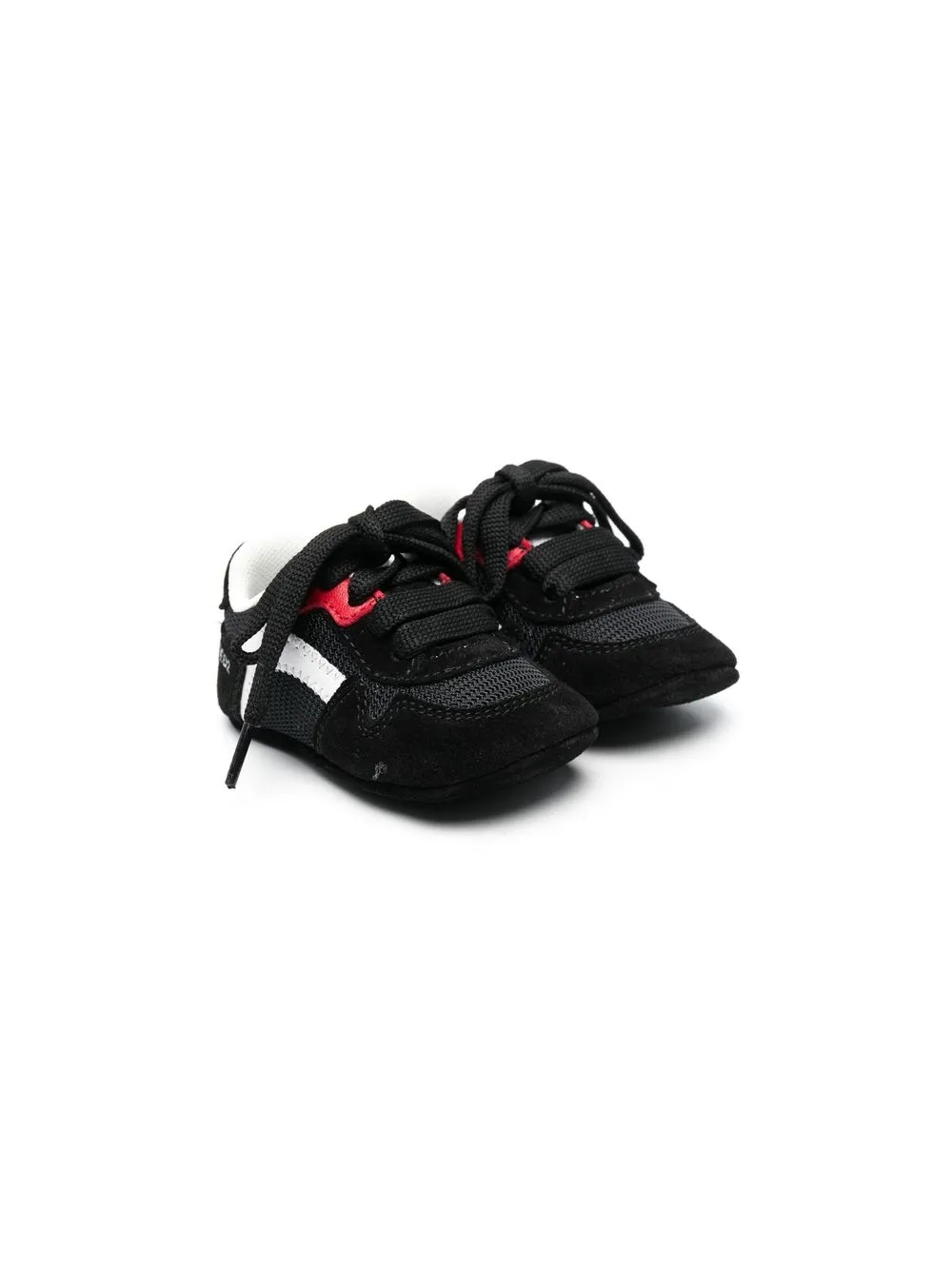 

Dsquared2 Kids tenis bajos con agujetas - Negro