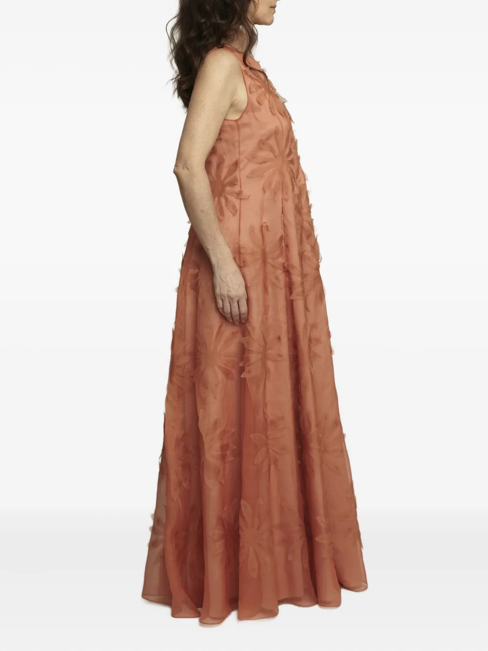 Gloria Coelho Mouwloze jurk - Beige