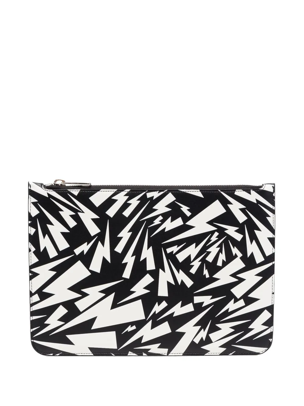 

Neil Barrett cartera con estampado Thunderbolt - Negro