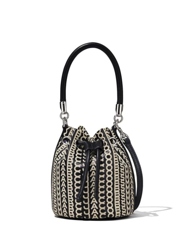 Marc Jacobs The Monogram Leather Mini Bucket Bag - Farfetch