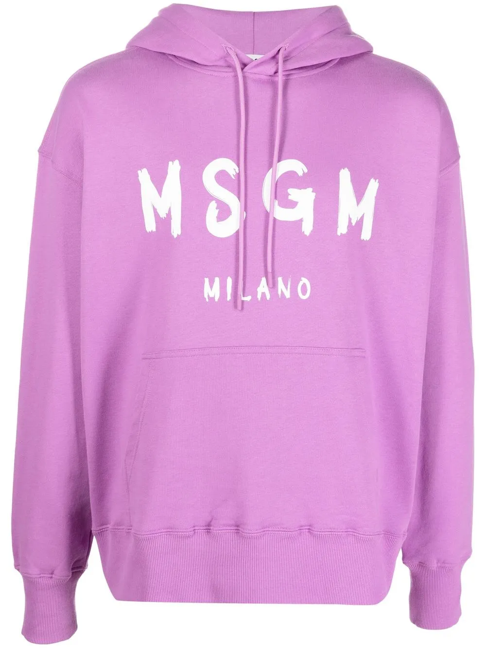 

MSGM hoodie con logo estampado - Morado