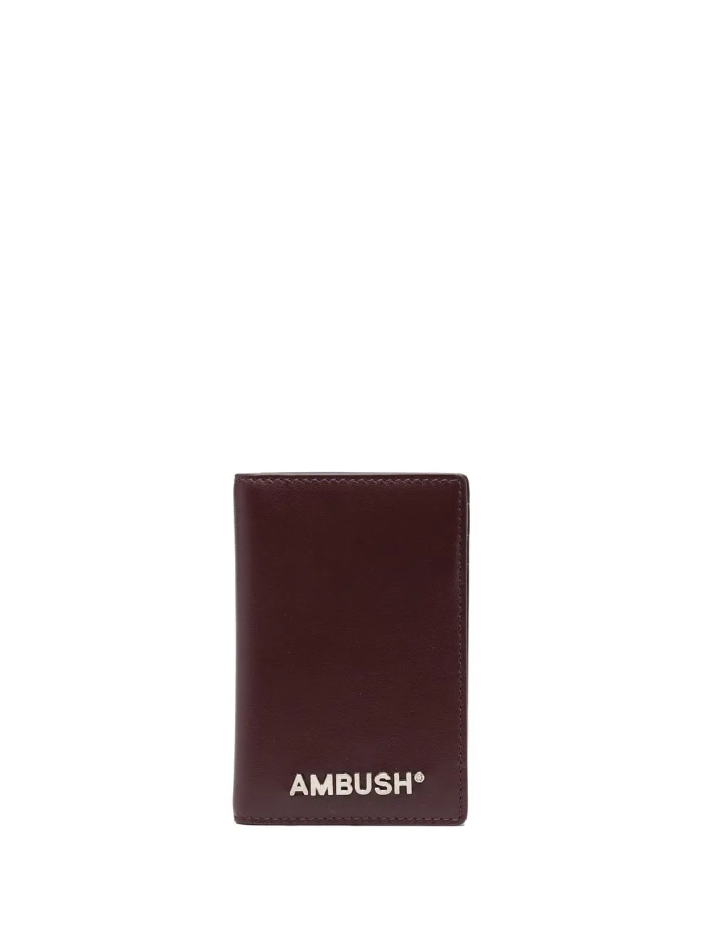 Ambush Bi-fold Leather Wallet In Red