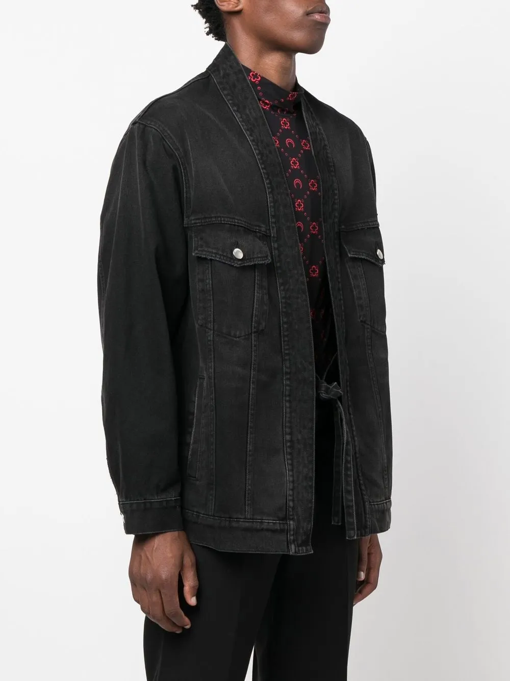 AMBUSH long-sleeve Denim Jacket - Farfetch