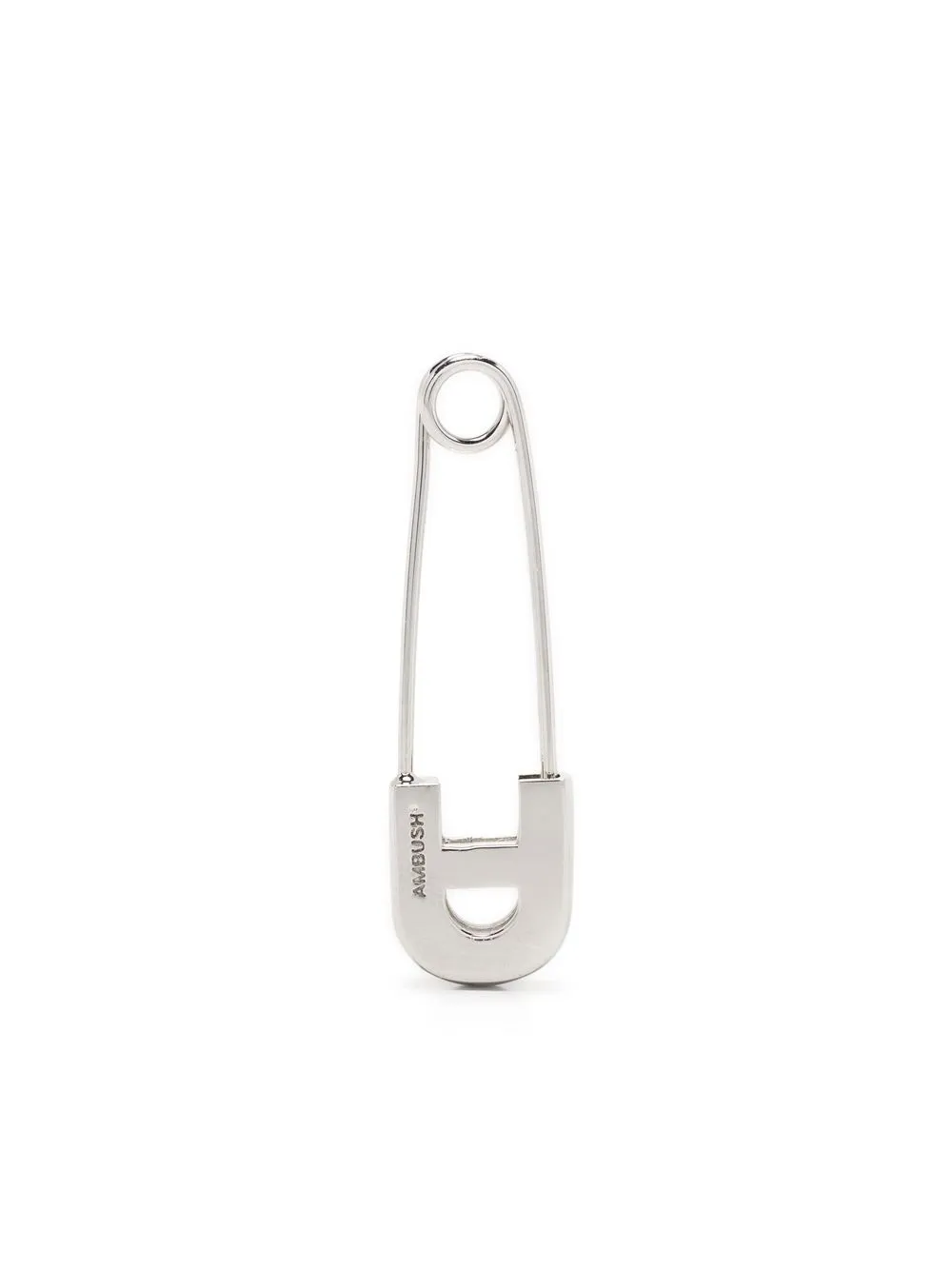 

AMBUSH arete A Safety Pin Pierce - Plateado