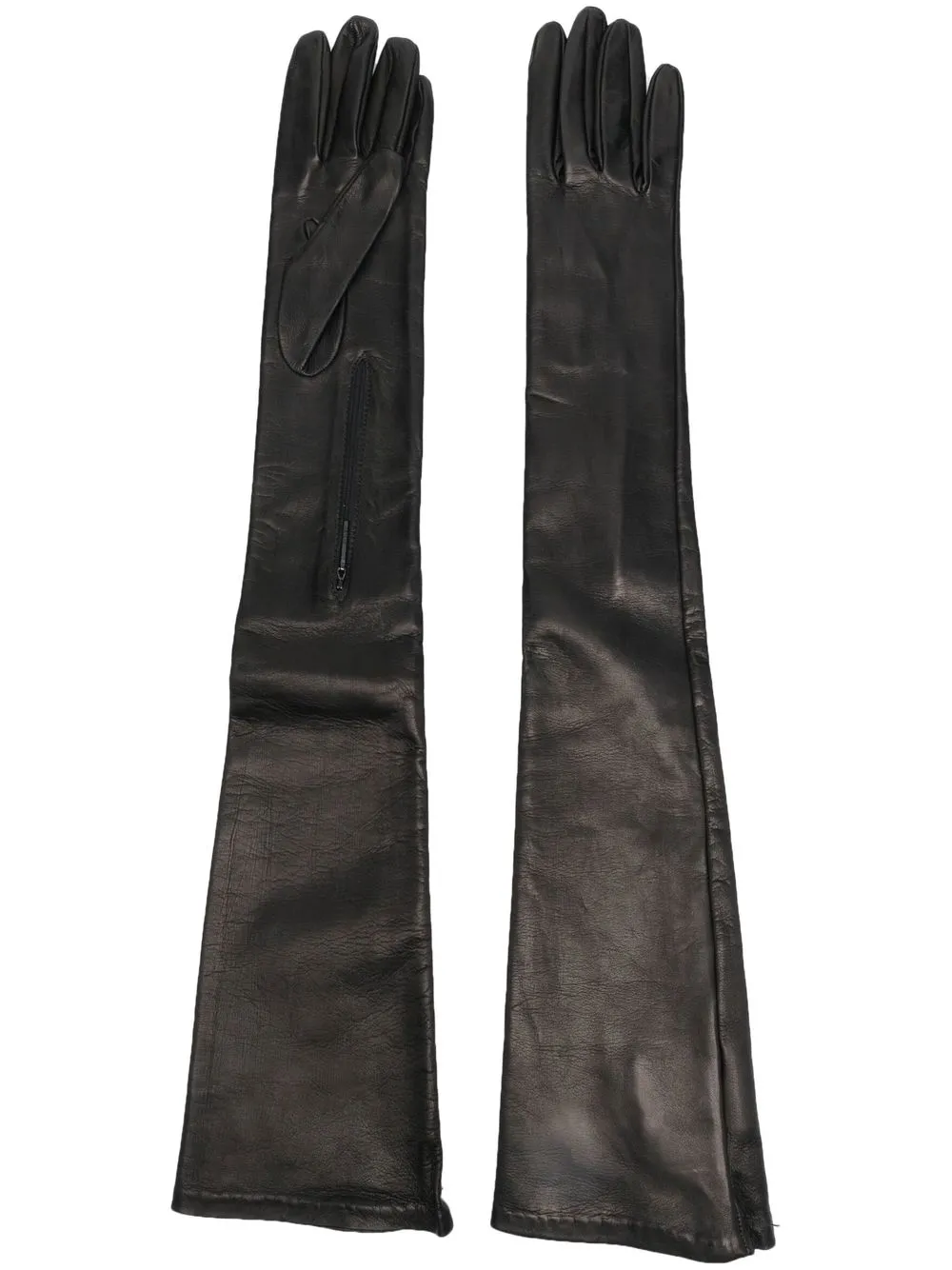 

AMBUSH Long Nappa-Leather gloves - Black