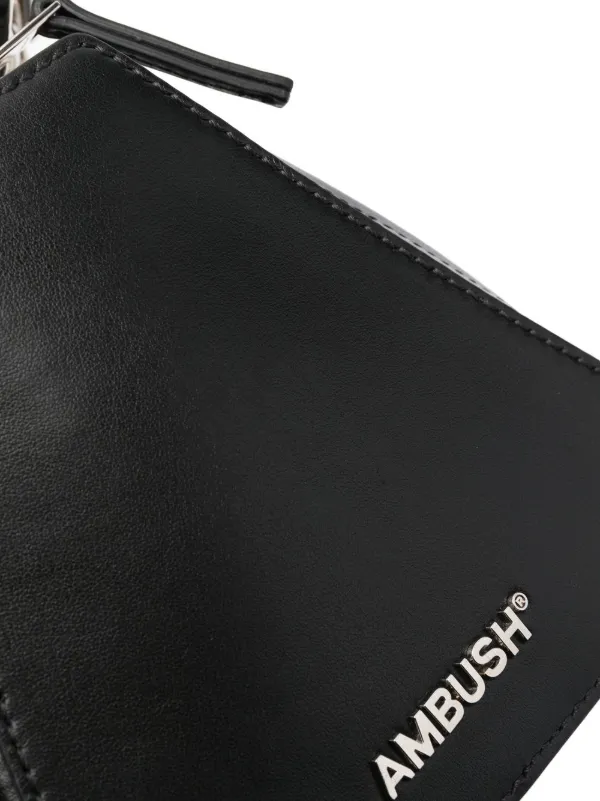 AMBUSH アンブッシュ レザーショルダー Tri Bag Small ブラック AMBUSH Small Tri Tote Bag | Black | FARFETCH