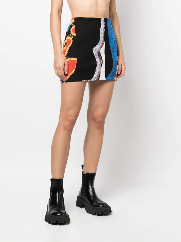 【関税込み】Ambush マルチカラー ジャカード ミニスカート Ambushのマルチカラー ジャカード ミニスカートがセール中