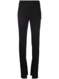 AMBUSH slit-detail tailored trousers - Black