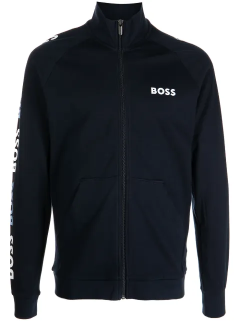 BOSS Contemp logo-print jacket