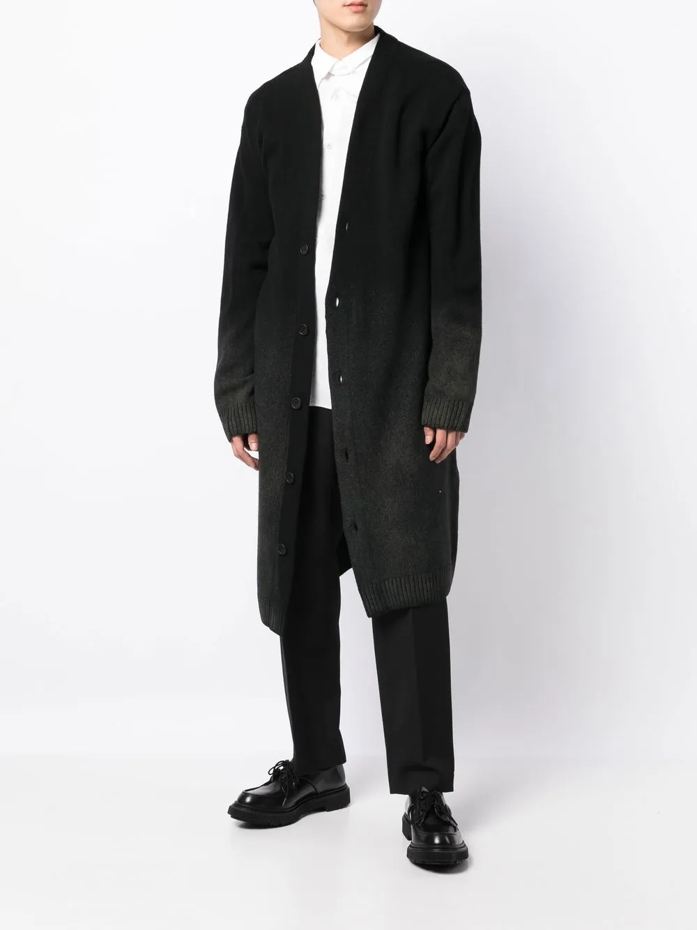 Yohji Yamamoto Long Vneck Knit Cardigan Farfetch