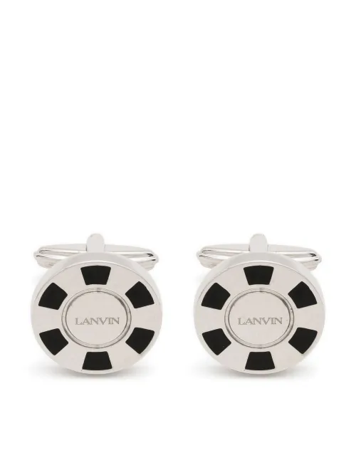 Boutons de manchette à logo gravé - Lanvin - Modalova
