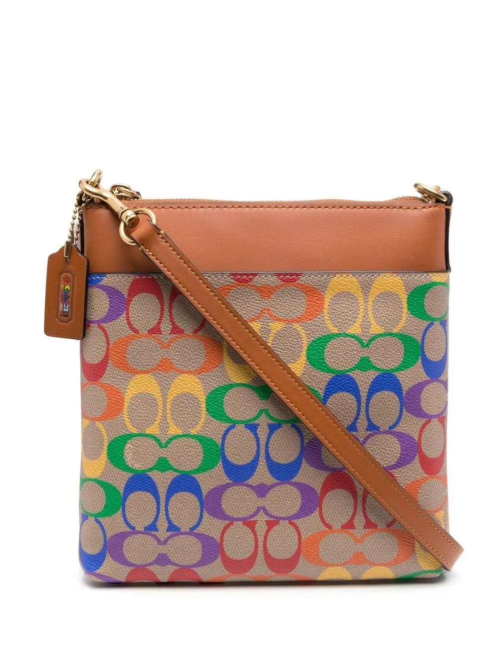 

Coach monogram-print cross-body bag - Neutrals