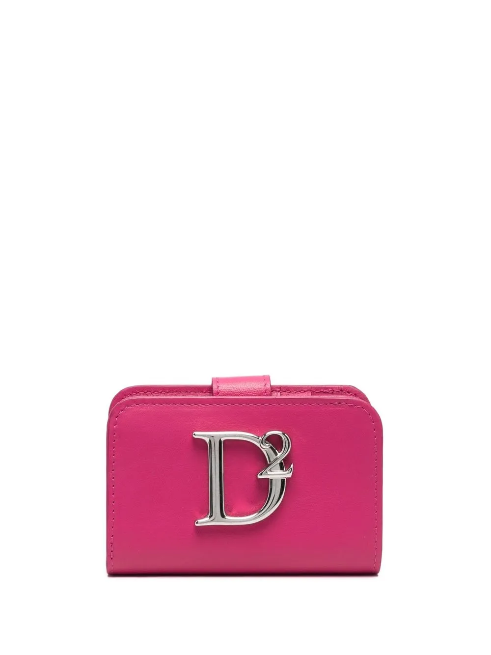 

Dsquared2 cartera con placa del logo - Rosado