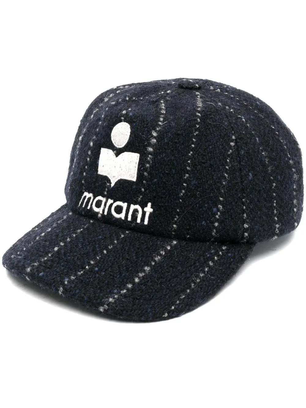 

Isabel Marant gorra con logo estampado - Azul