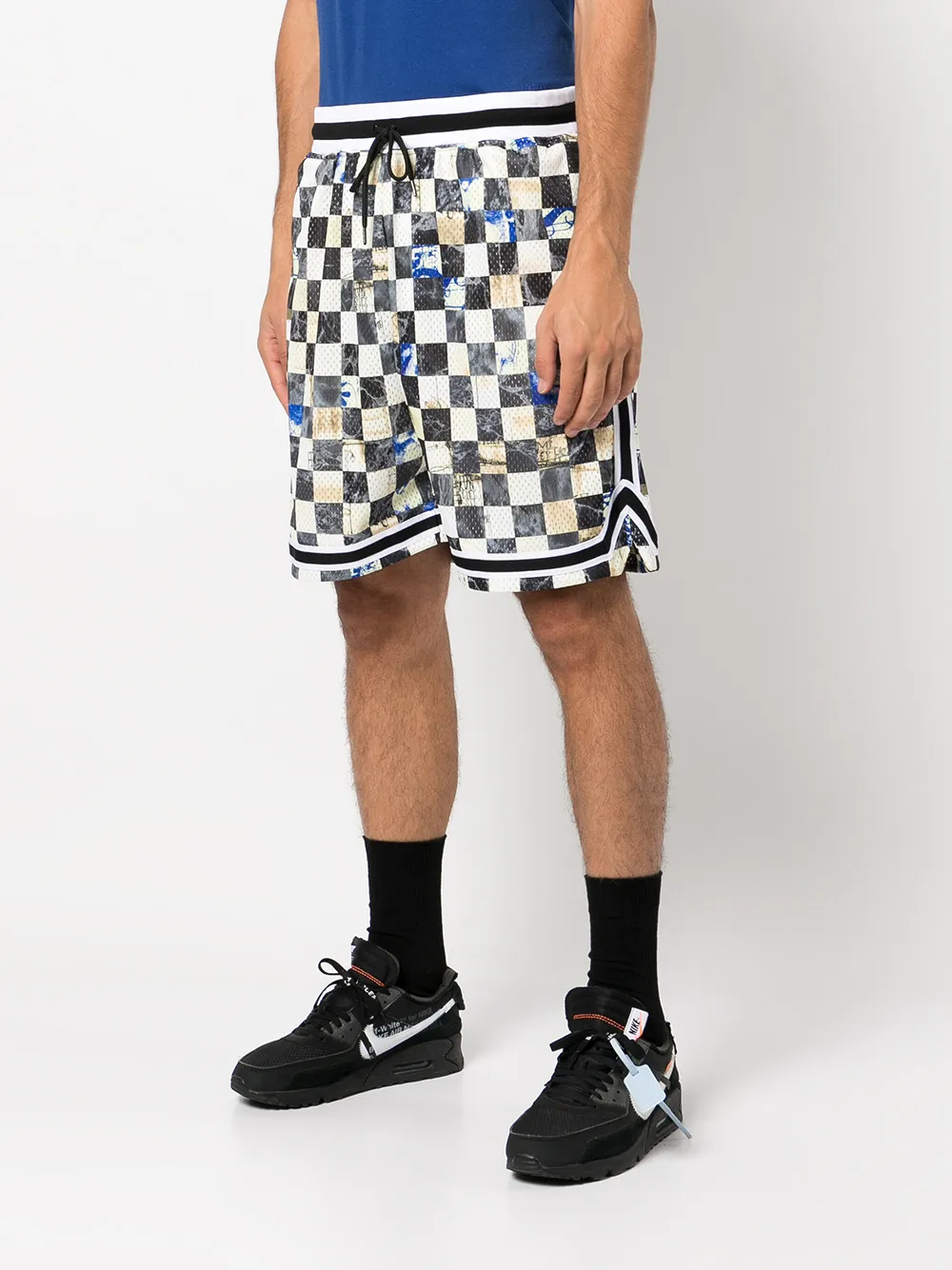 Game Union Square-Print Shorts
