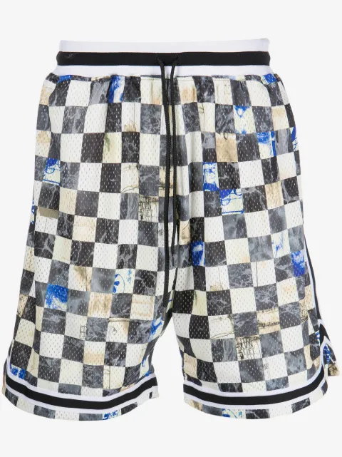 John Elliott Game Union Square-print shorts