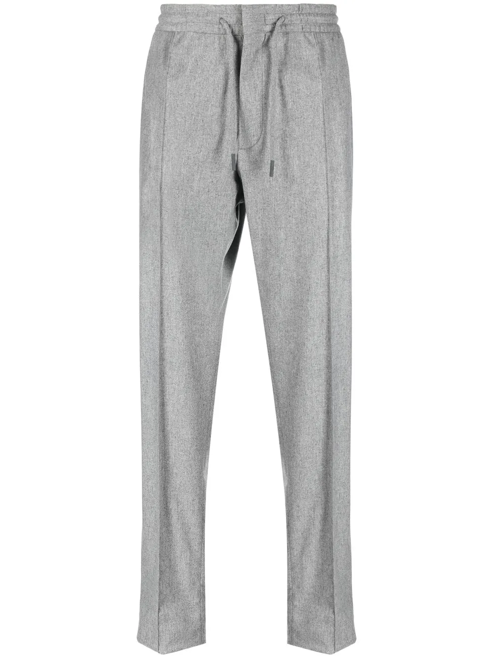 

Zegna pantalones rectos con cordones - Gris