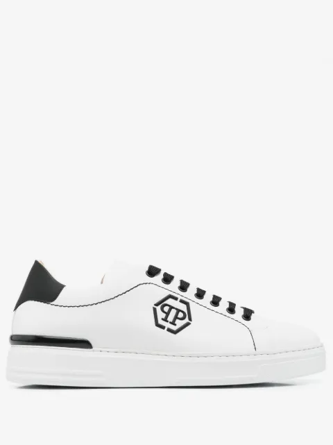 Philipp Plein low-top leather sneakers