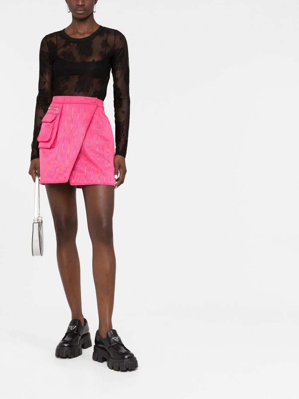 GCDS haut en dentelle à effet de transparence | T-shirts & jerseys | Image 2