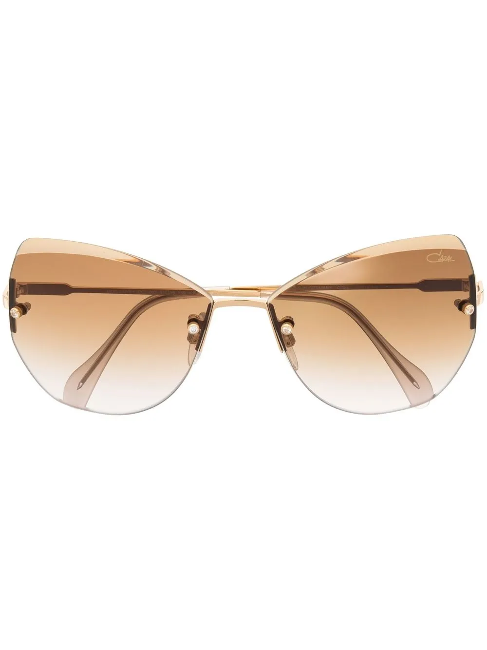 

Cazal 2173 cat-eye frameless sunglasses - Gold