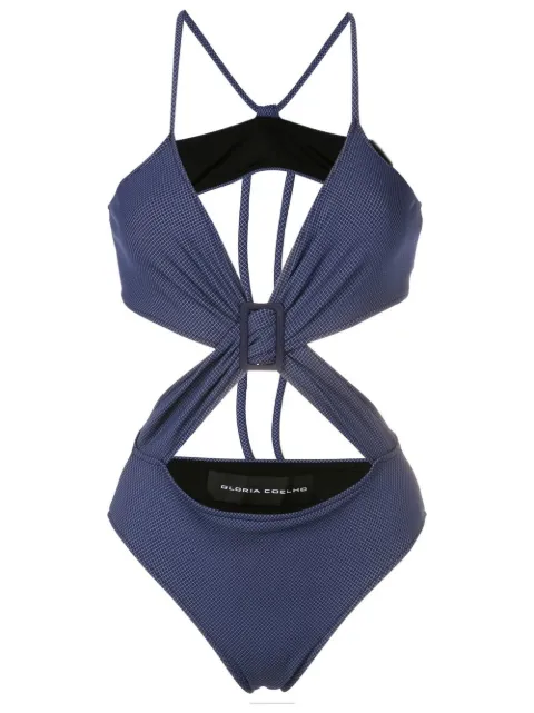 Gloria Coelho cut-out detail swimsuit