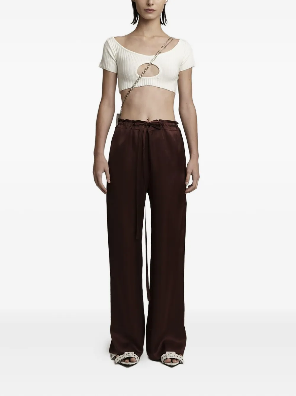 Gloria Coelho cut-out ribbed top | T-Shirts & Jersey Shirts | Image 2