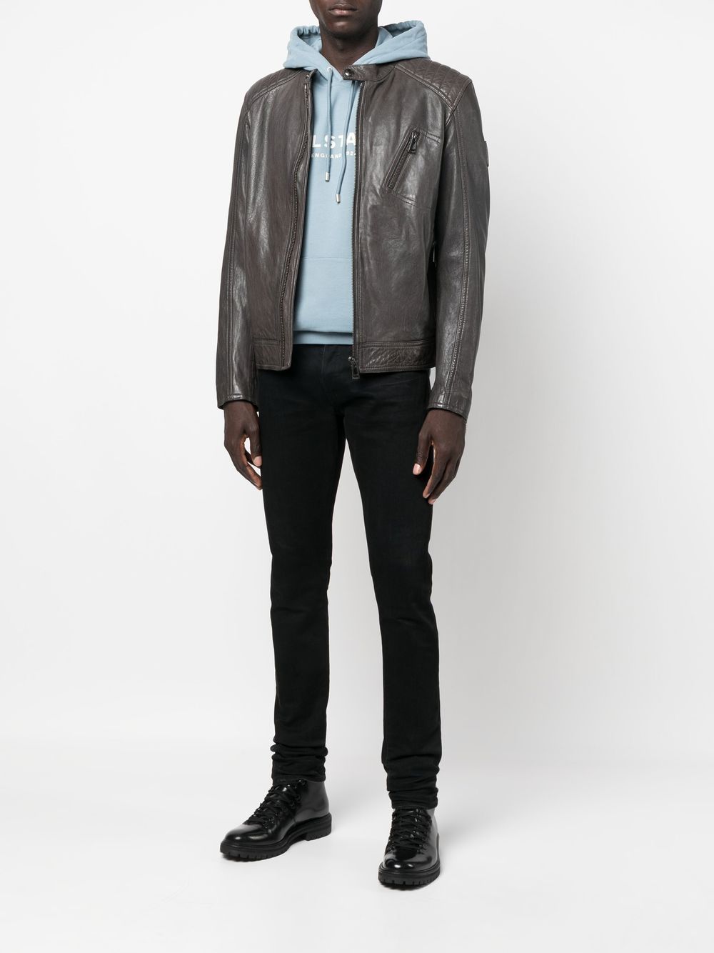 Belstaff zipped-up Leather Jacket - Farfetch