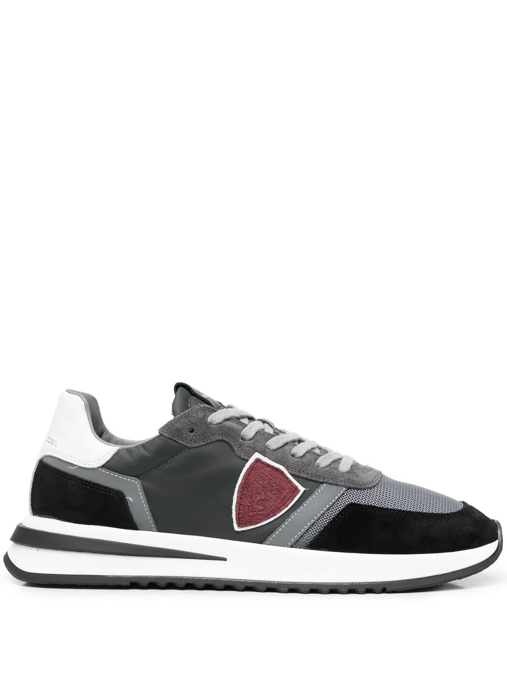 

Philippe Model Paris tenis con parche del logo - Gris