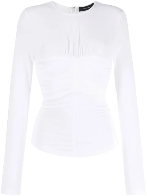 ISABEL MARANT gathered-detail long-sleeve top