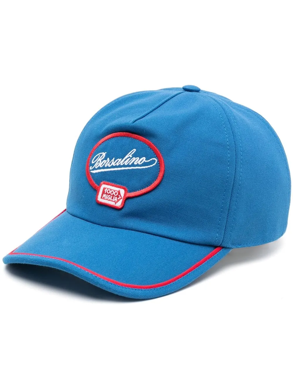 

Borsalino gorra con parche del logo - Azul