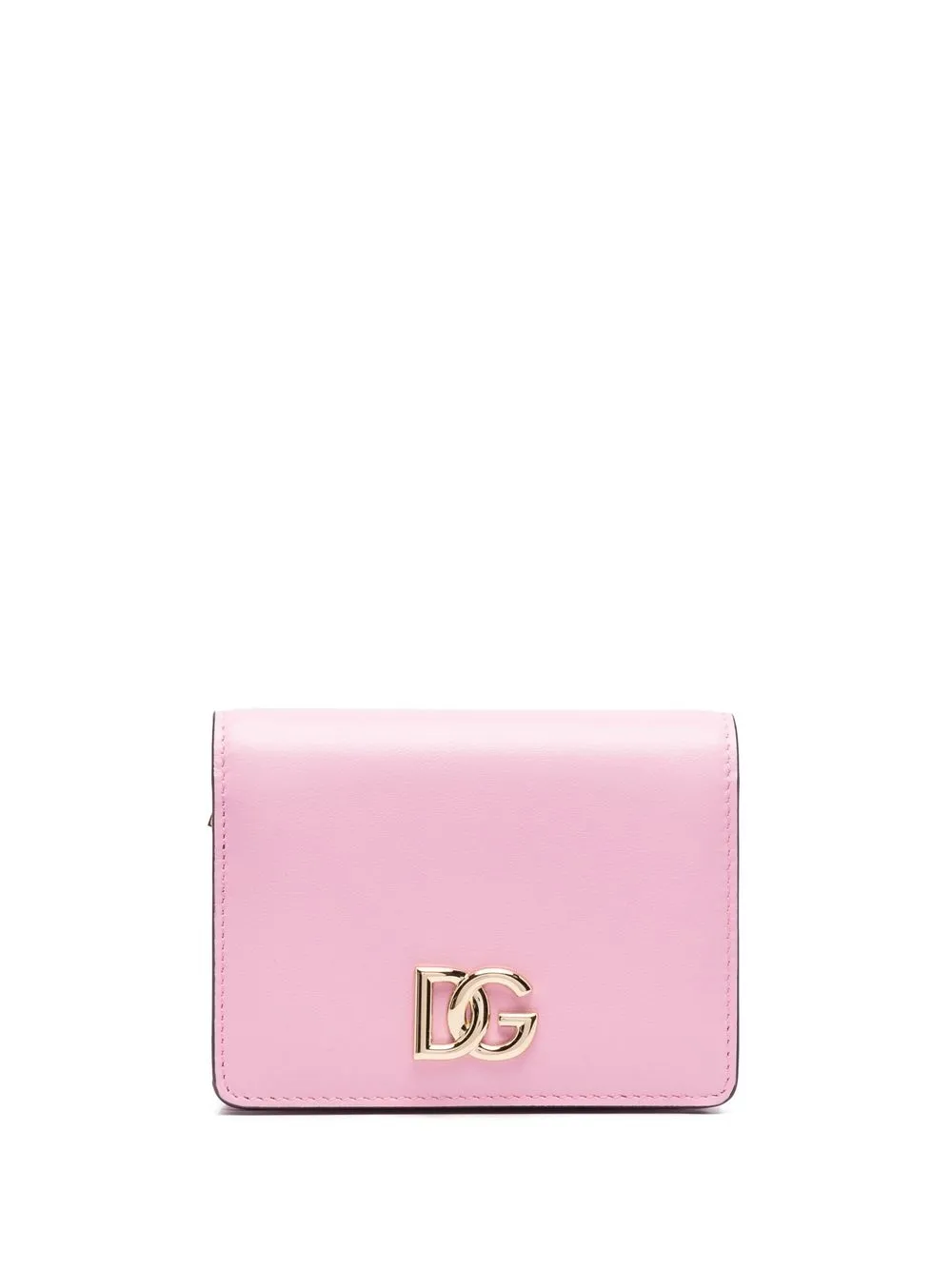 

Dolce & Gabbana logo-plaque bi-fold wallet - Pink