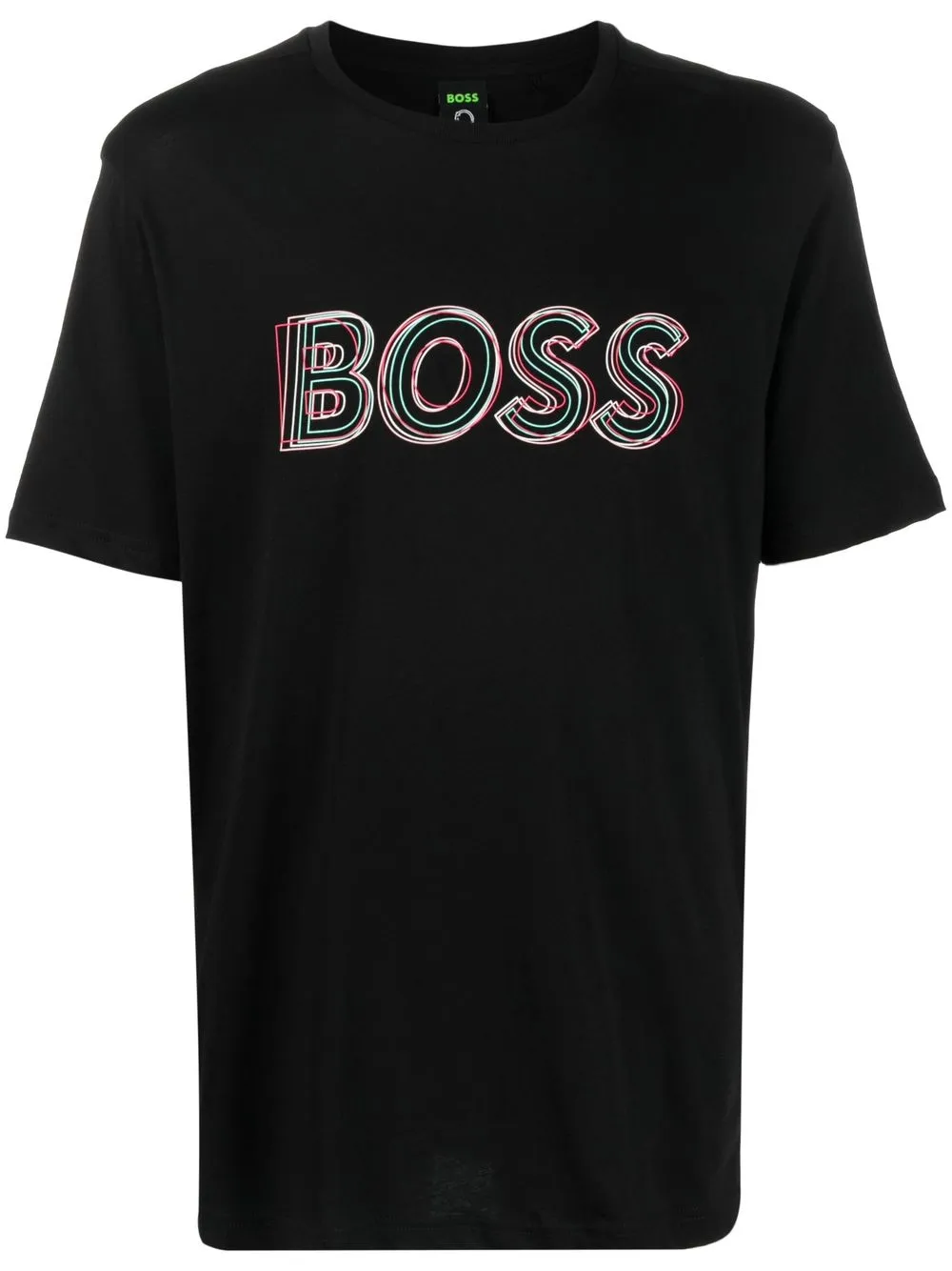 

BOSS logo-print cotton T-shirt - Black