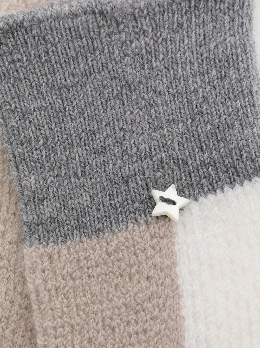 Lorena Antoniazzi Sokken met tonale patch - Wit