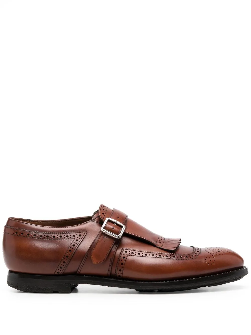 

Church's Shanghai leather monk shoes - Brown