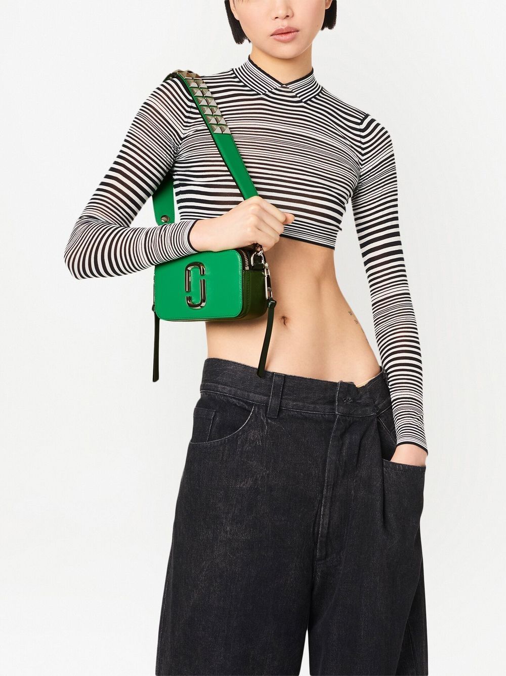 Marc Jacobs Snapshot Leather Camera Bag In Mint Julep