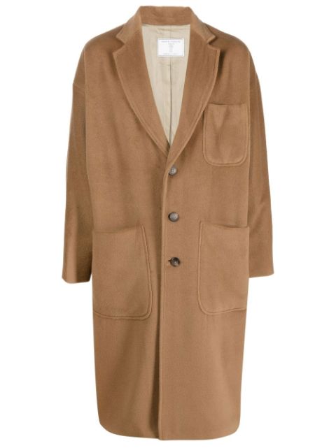 Société Anonyme wool-cashmere long coat