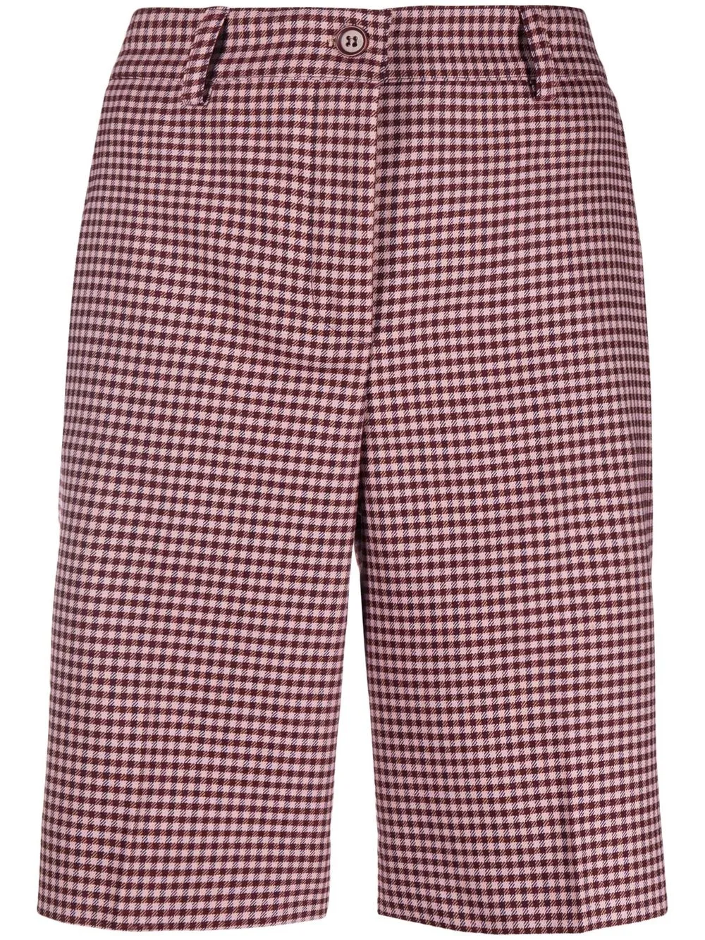 

P.A.R.O.S.H. check-pattern bermuda shorts - Pink